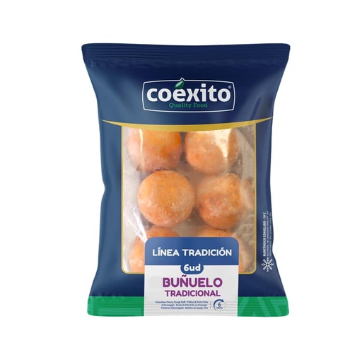[CON00131] FROZEN TRADITION DONUT 6 units 360gr COEXITO