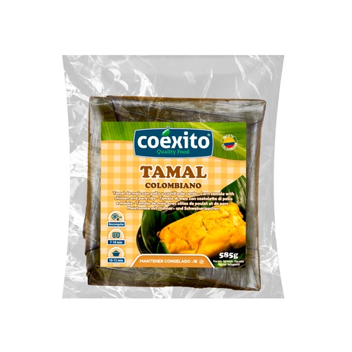 [CON00140] Tamal Colombiano Tradicion Congelado 8ud X Caja Coexito