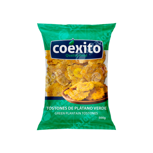 [CON00120] Tostones di Banana Verdi Congelati 500gr Coexito