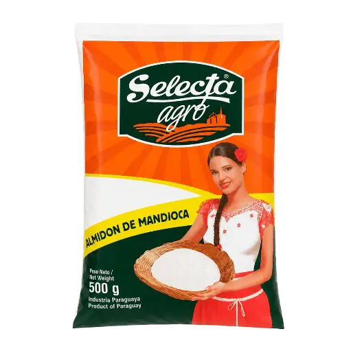 [PAR50016-PR] Busta di Amido di Cassava Selezionata 500g c24u