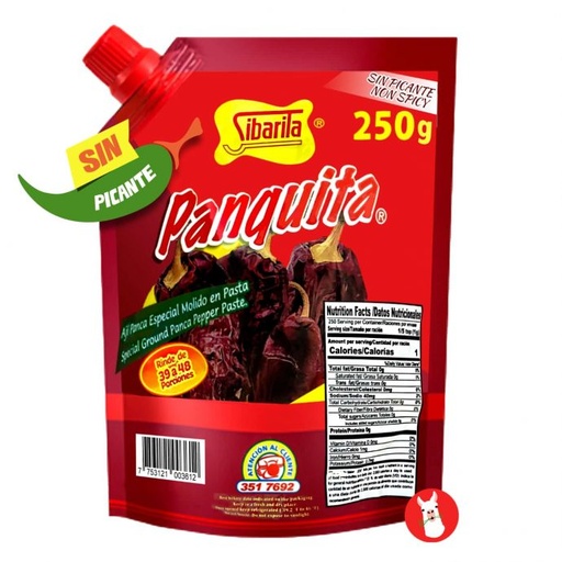 [PER50073] Sibarita Panquita Without Spicy Doypack 250g c12u