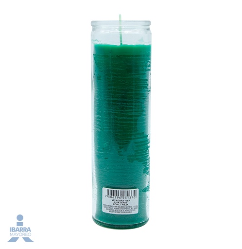 [COL00051] Traditional Light u Green Candle Candle 272g c12u