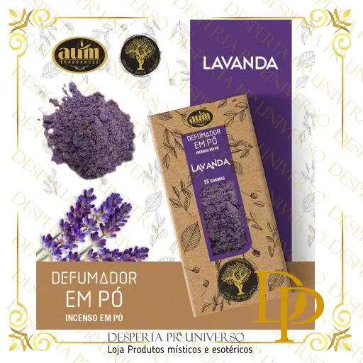 Aum Defumador EM PO Lavanda 25g