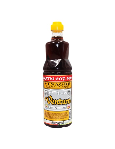 Aceto di Vino Rosso Venturo Bottiglia 600ml